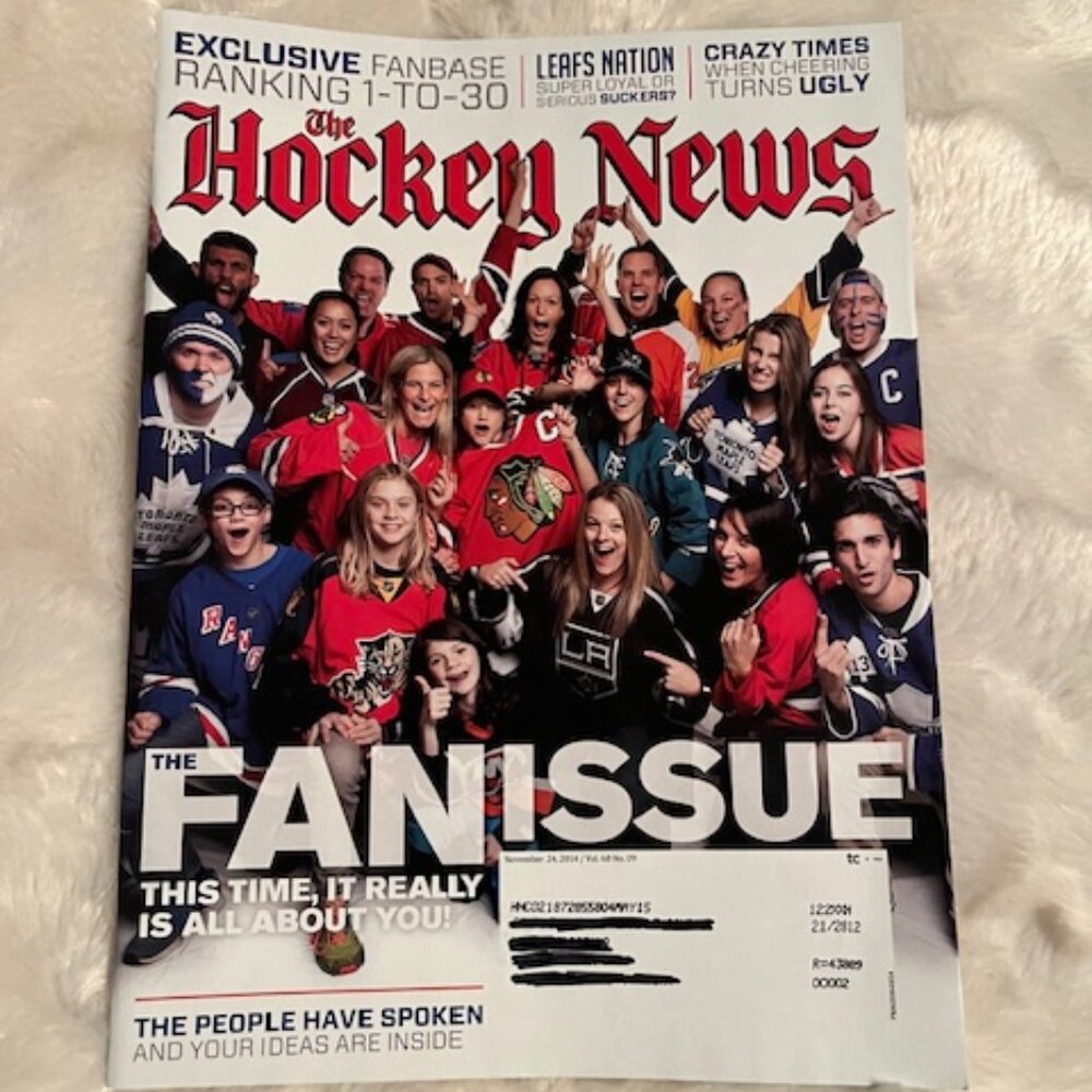 2/$50 The Hockey News November 24 2014 Vol 68 No 9 Fan Issue Leafs Nation
